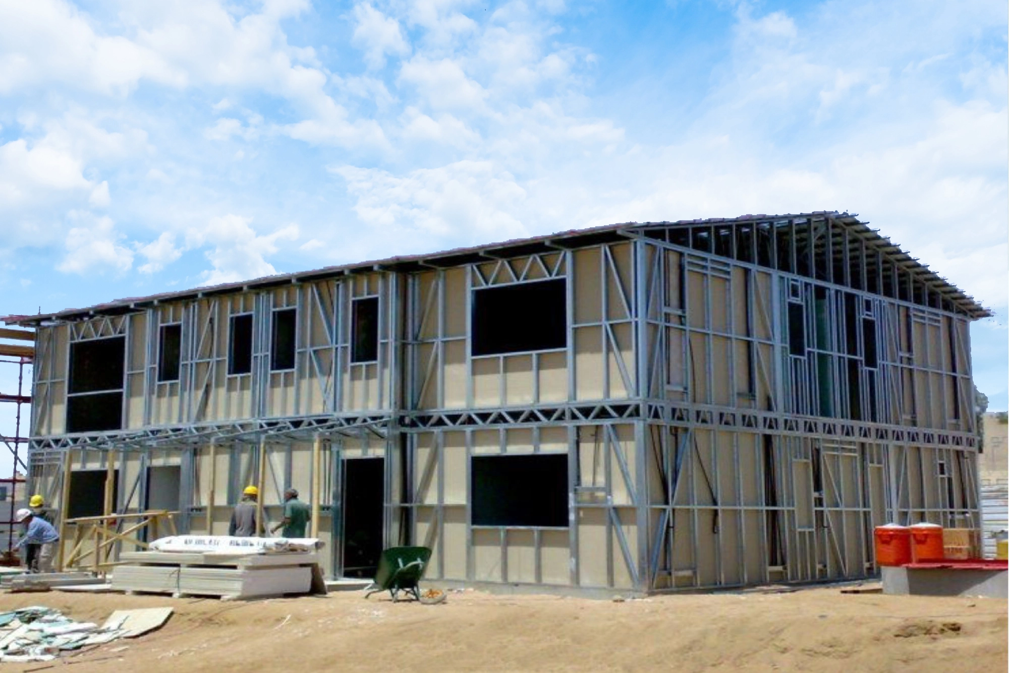 Imagen de una casa concluida con steel framing en nuestra galeria